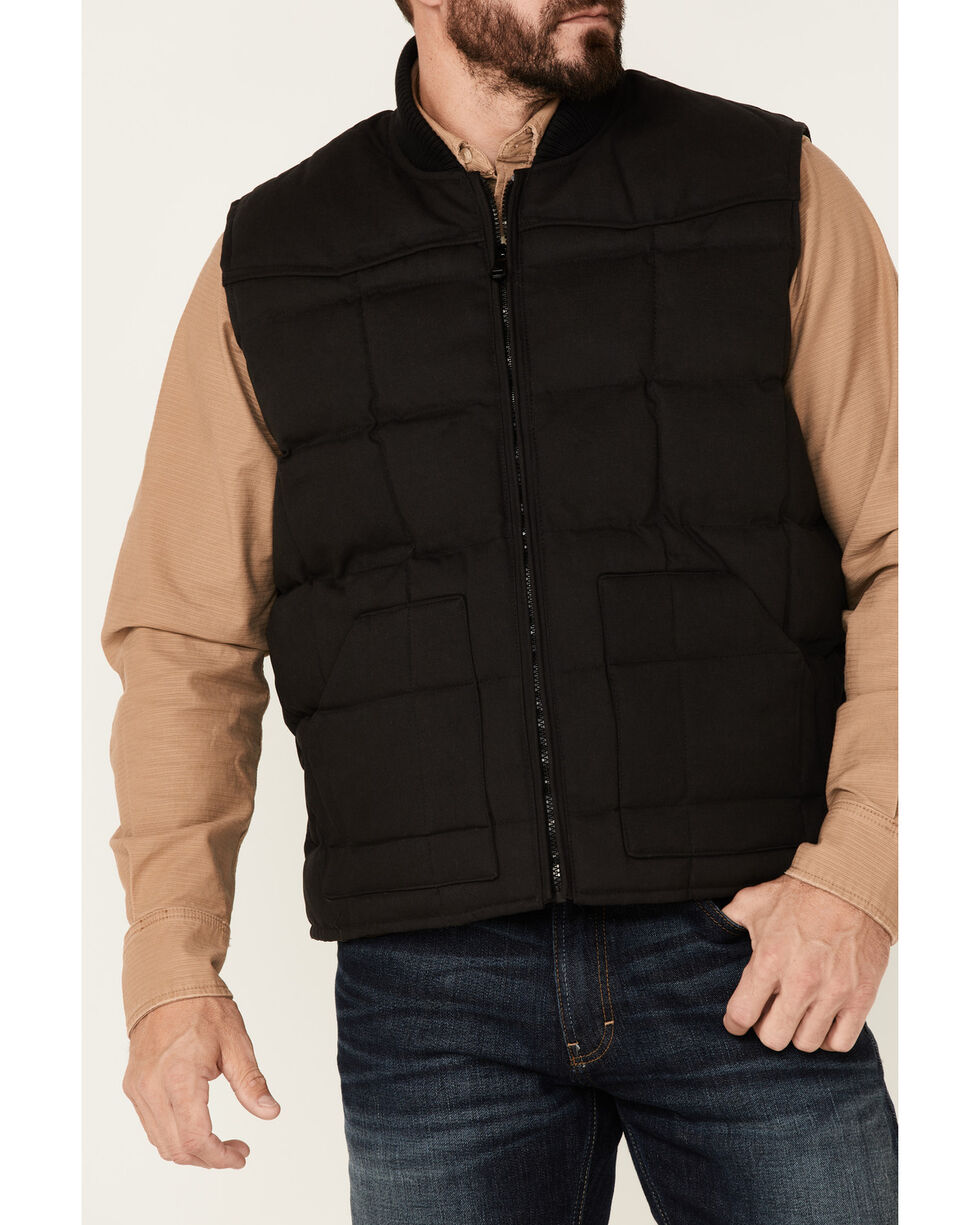 Cromoncent Mens Casual Down Sleeveless Stand Collar Puffer Zip-Up Vest Jackets 